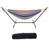 Hammock & Steel Frame Stand Swing Chair Home/Outdoor Backyard Garden Camp Sleep YJ